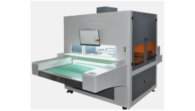 Intelligent visual printing line drawing machine